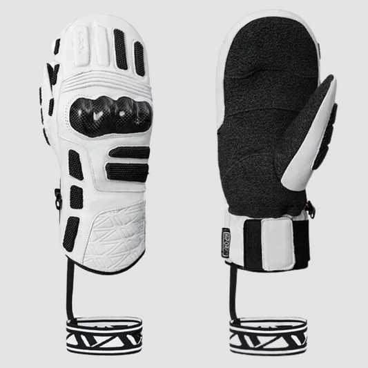 "Guanti da sci MUFFOLA VXW Kevlar® con protezione in fibra di carbonio e inserti Superfabric® per resistenza e durabilità"