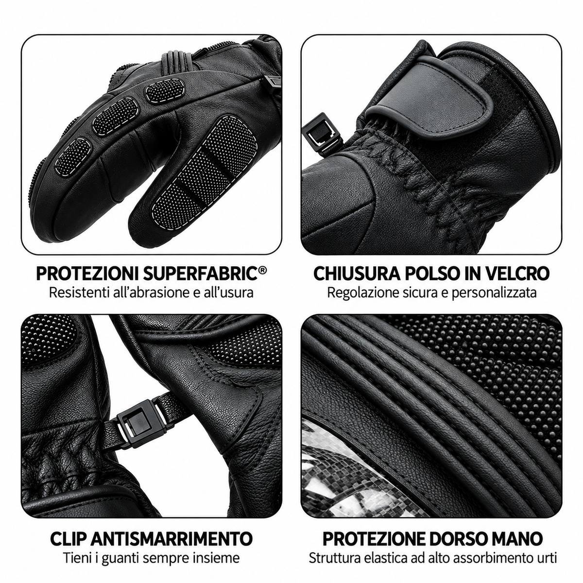 Muffole da Sci Race con Protezione in Carbonio e HIPORA®